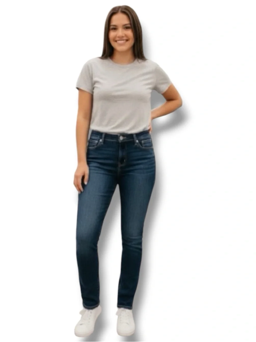 OLD NAVY Jeans Dark Blue Denim Adjustable Waistband 5 Pocket Skinny Girl’s 16 🍭